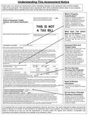 Michigan Property Tax Valuation Notice